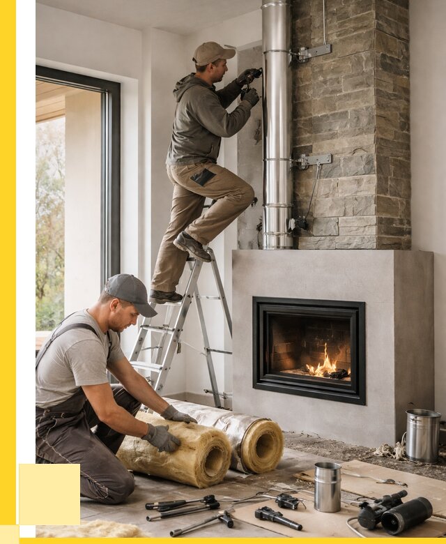 Монтаж дымоходов для каминов в Ухте от 15188 р. ЭриданХта