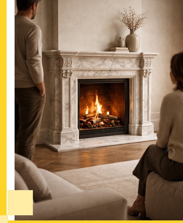 Мраморные камины под ключ в Ухте от 253125 р. | ЭриданХта