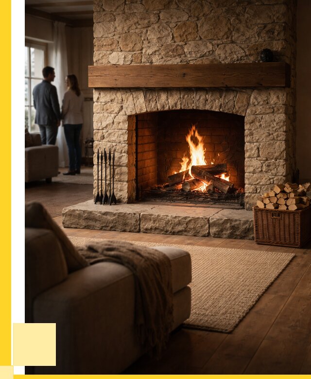 Открытые камины под ключ в Ухте от 151875 р. ЭриданХта