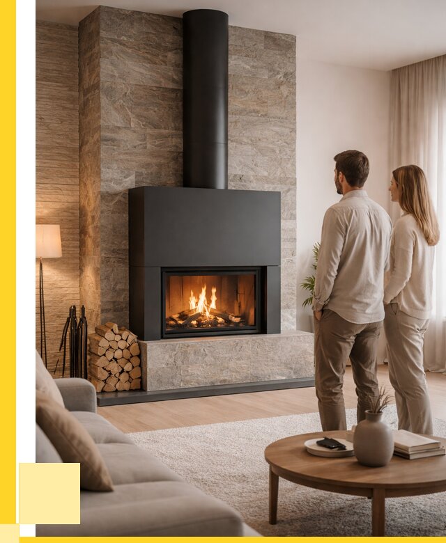 Закрытые камины под ключ в Ухте от 121500 р., ЭриданХта