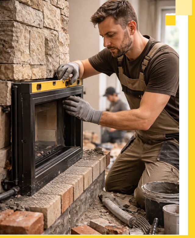 Дровяные камины под ключ в Ухте: монтаж, обустройство