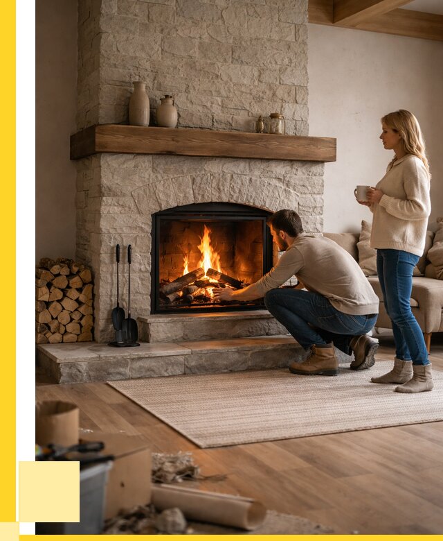 Камины для загородного дома в Ухте от 354375 р., ЭриданХта