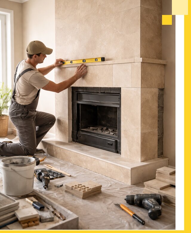 Установка и монтаж каминов в частном доме под ключ в Ухте