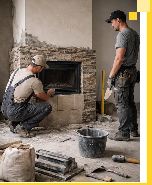 Камины под ключ в Ухте: проект, изготовление и монтаж