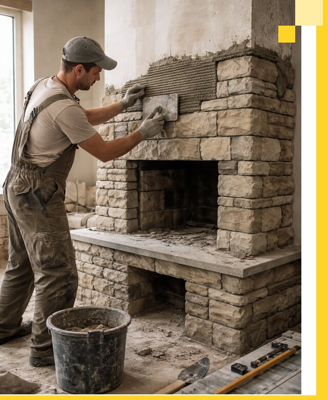 Строительство каминов под ключ в Ухте от проектирования до монтажа