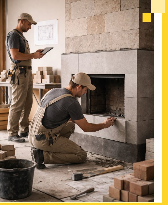 Индивидуальные проекты каминов и каминных систем в Ухте