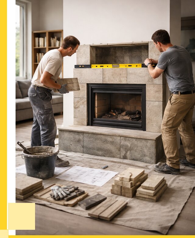 Монтаж каминов и установка в Ухте от 45563 р. | ЭриданХта