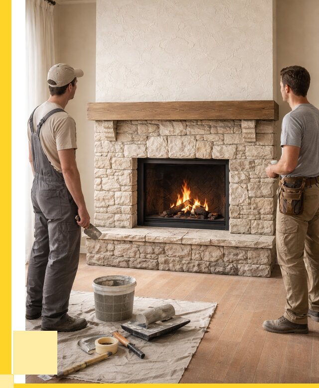 Отделка каминов в Ухте от 6581 р. под ключ | ЭриданХта