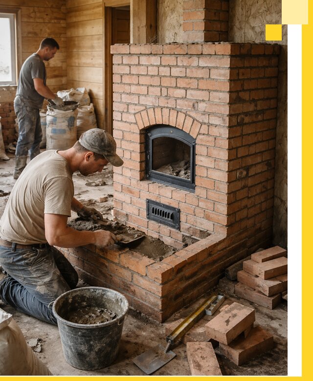 Профессиональное строительство печей в Ухте под ключ