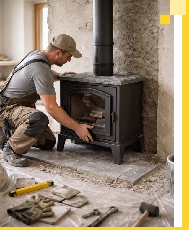 Профессиональный монтаж печей и каминов в Ухте под ключ