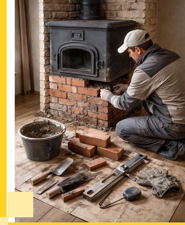 Ремонт печей в Ухте от 12150 р., услуги печника ЭриданХта