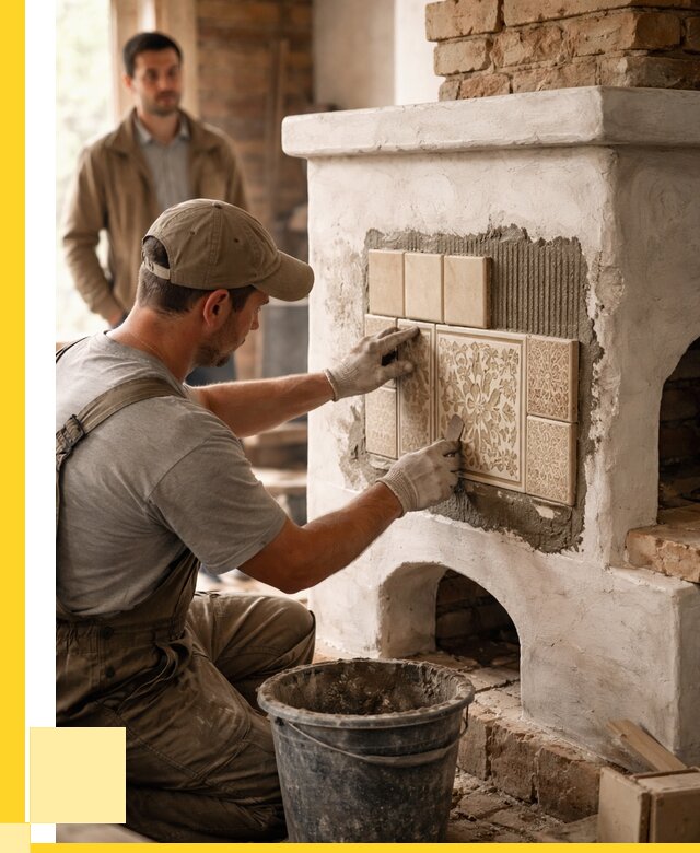 Отделка печей и банных печей в Ухте от 35438 р. | ЭриданХта