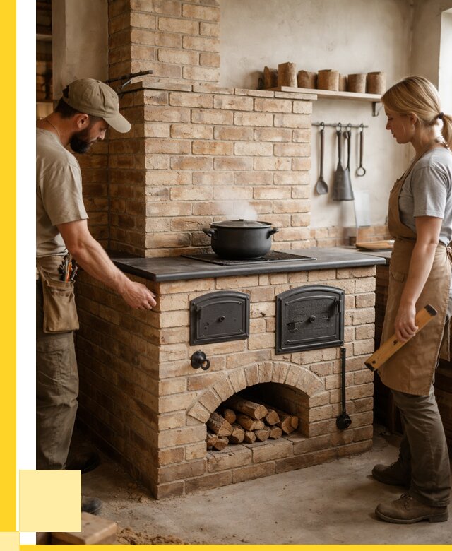 Варочно отопительные печи в Ухте от 91125 р. | ЭриданХта