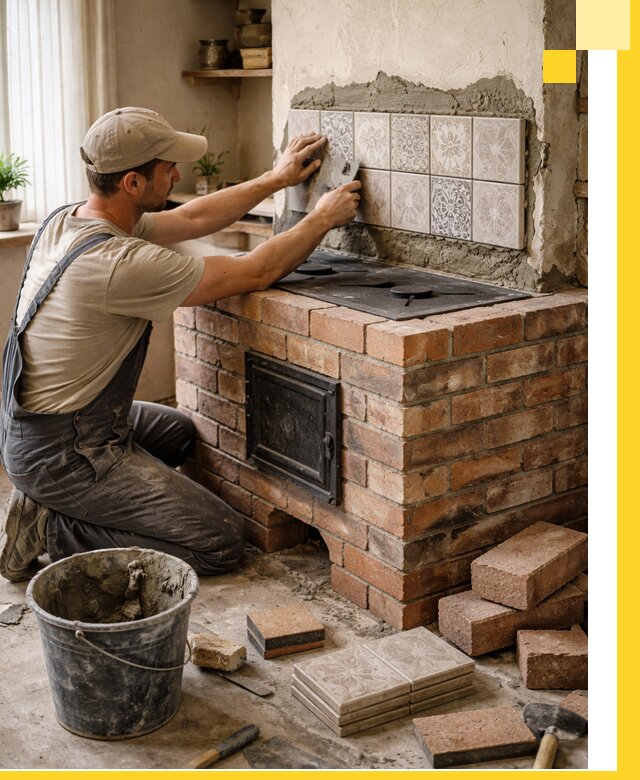 Печи с плитой на заказ монтаж гарантия и сервис в Ухте