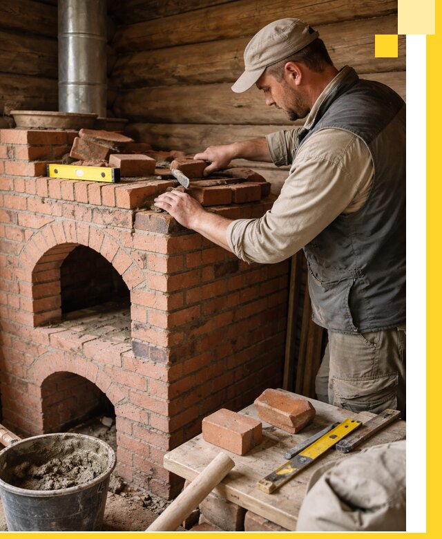 Изготовление и установка русских печей в Ухте под ключ