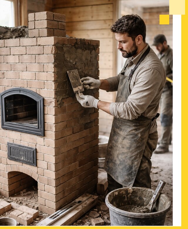 Изготовление и установка печей-шведок под ключ в Ухте