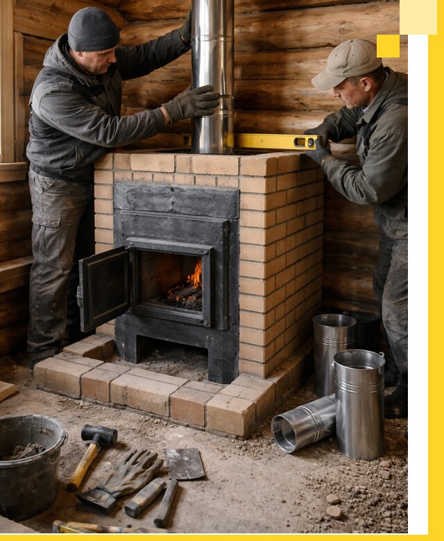 Проектирование, изготовление и установка банных печей в Ухте