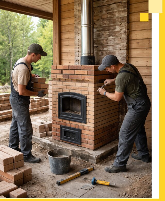 Производство и установка дачных печей под ключ в Ухте