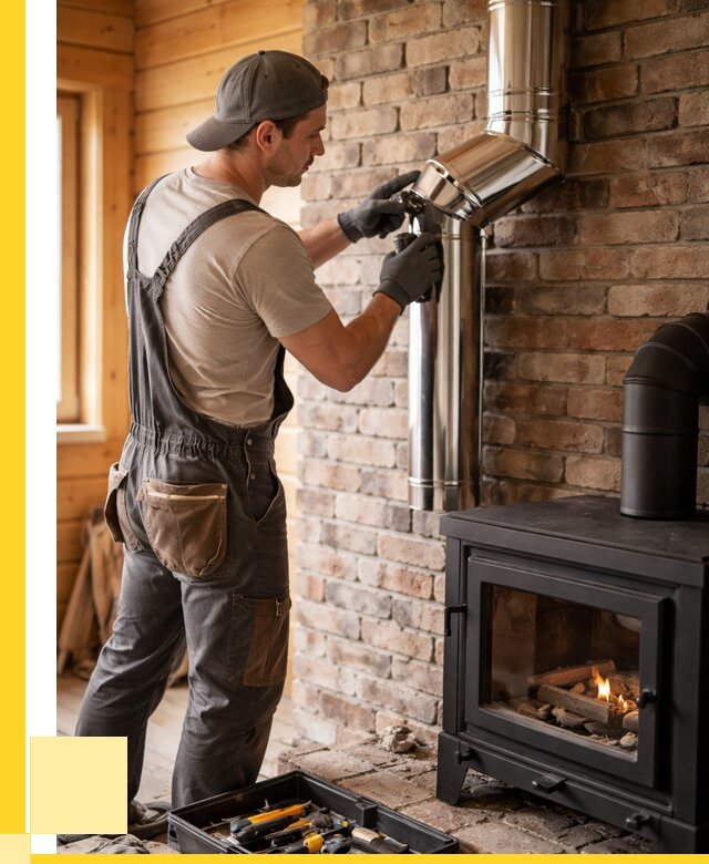 Монтаж дымоходов для печей в Ухте от 7594 р. | ЭриданХта