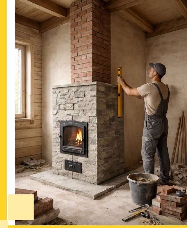 Печи и дымоходы под ключ в Ухте от 45563 р., ЭриданХта