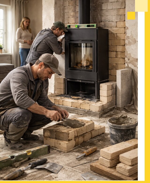 Печи и камины под ключ: проект, установка в Ухте