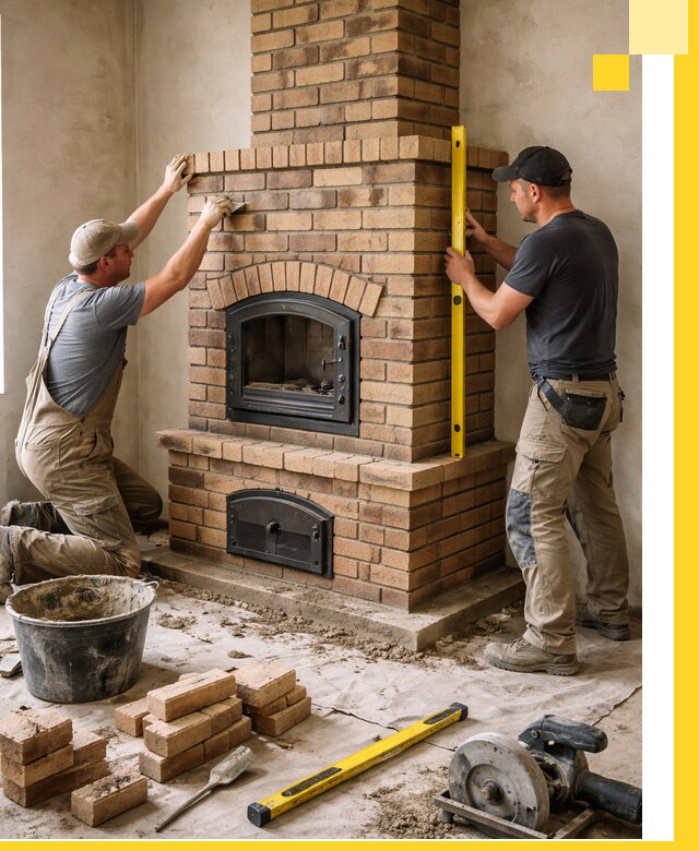 Продажа и установка печей и каминов для дома под ключ в Ухте