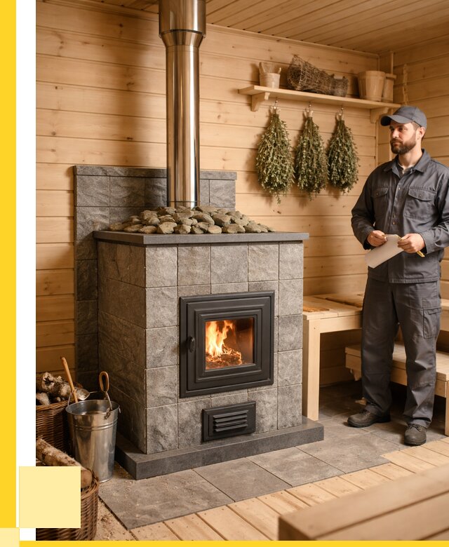 Печи для бани под ключ в Ухте от 121500 р. | ЭриданХта