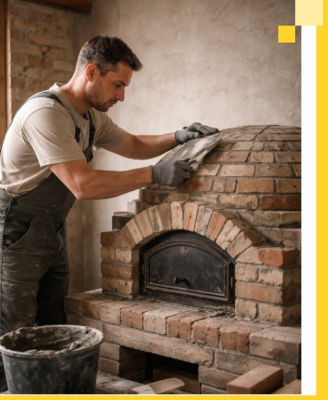 Изготовление и монтаж помпейских печей на заказ в Ухте