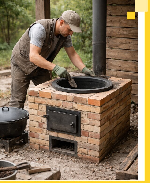 Изготовление и установка печей для казана в Ухте под ключ