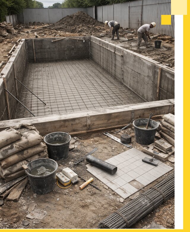 Строительство бассейнов под ключ в Ухте, дизайн и монтаж