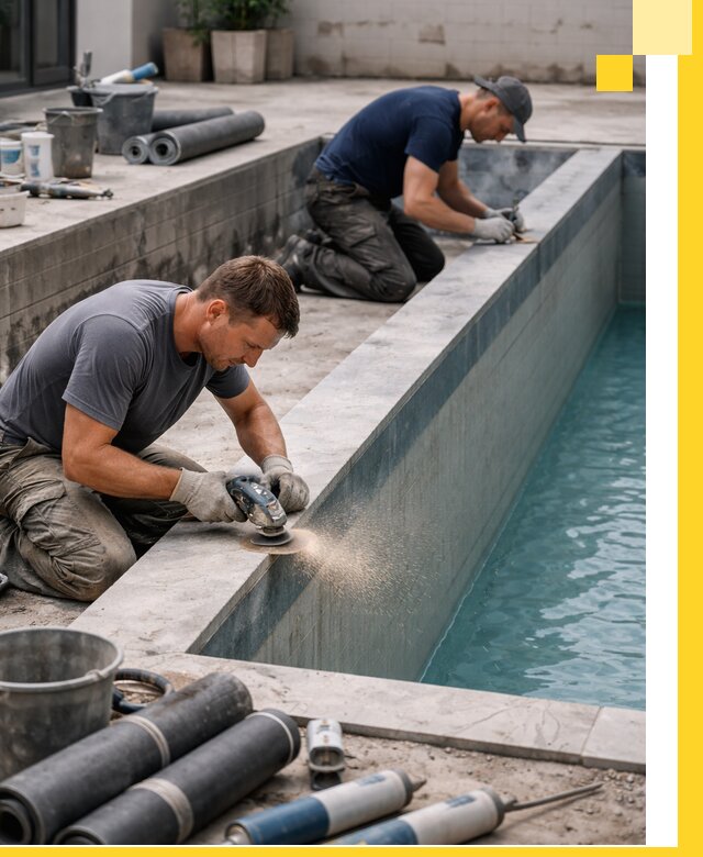 Профессиональный ремонт бассейнов под ключ в Ухте