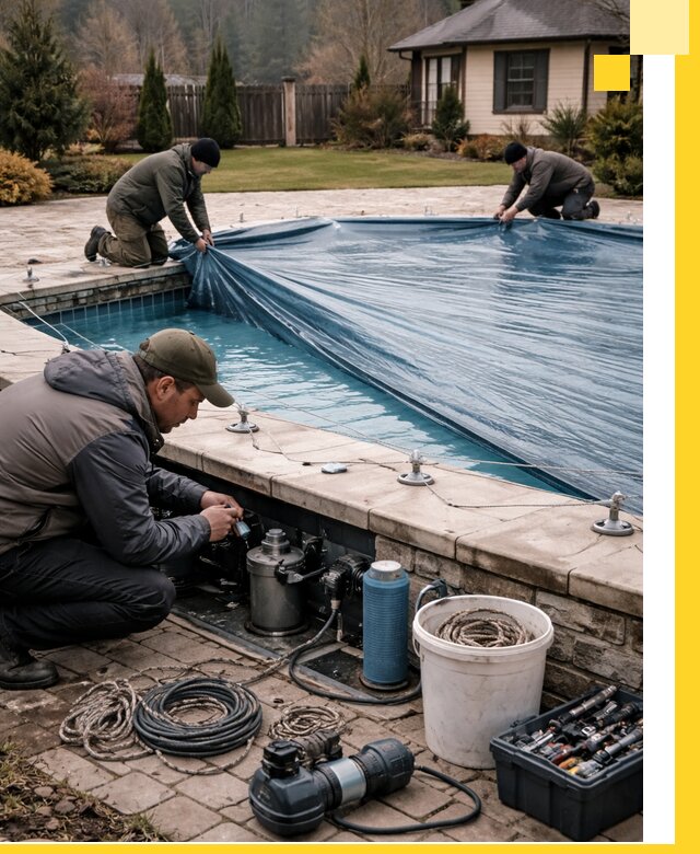 Консервация бассейнов в Ухте: подготовка к длительному хранению