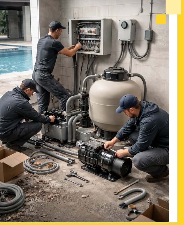 Профессиональный монтаж оборудования для бассейнов в Ухте