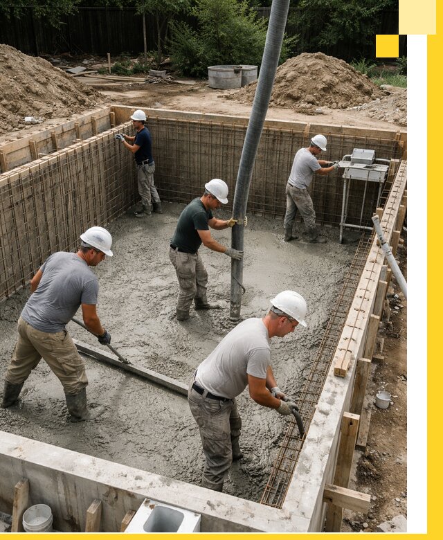 Строительство бетонных бассейнов под ключ в Ухте