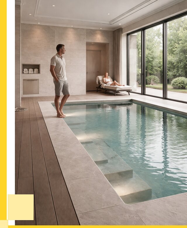 Бассейны в коттедже под ключ в Ухте от 1215000 р. | ЭриданХта