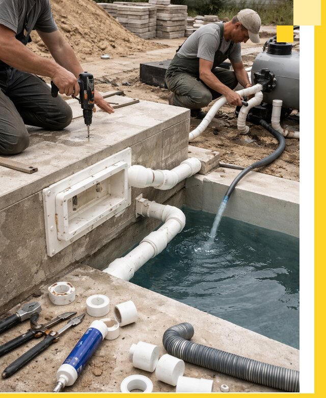 Строительство скиммерных бассейнов под ключ в Ухте