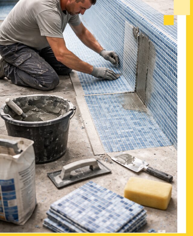 Укладка и ремонт мозаики для бассейнов под ключ в Ухте