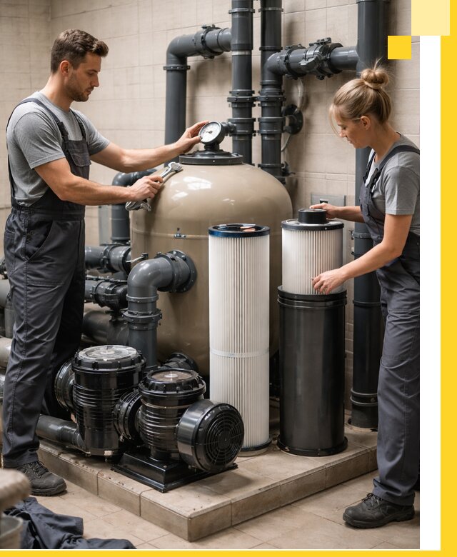 Фильтры и системы фильтрации для бассейнов в Ухте