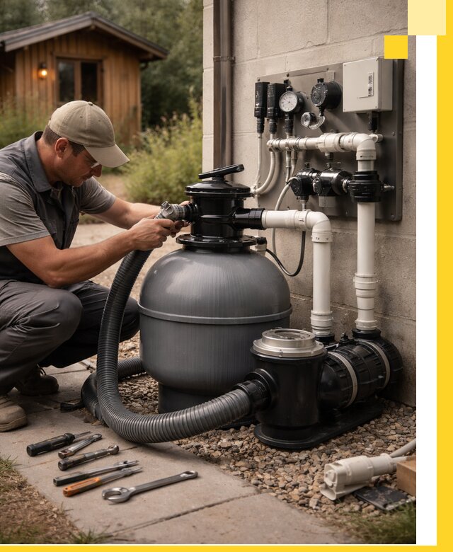 Продажа и монтаж фильтров и насосов для бассейнов в Ухте