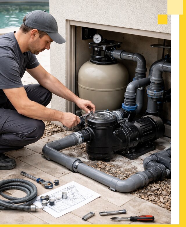 Поставка, монтаж и сервис насосов для бассейнов в Ухте