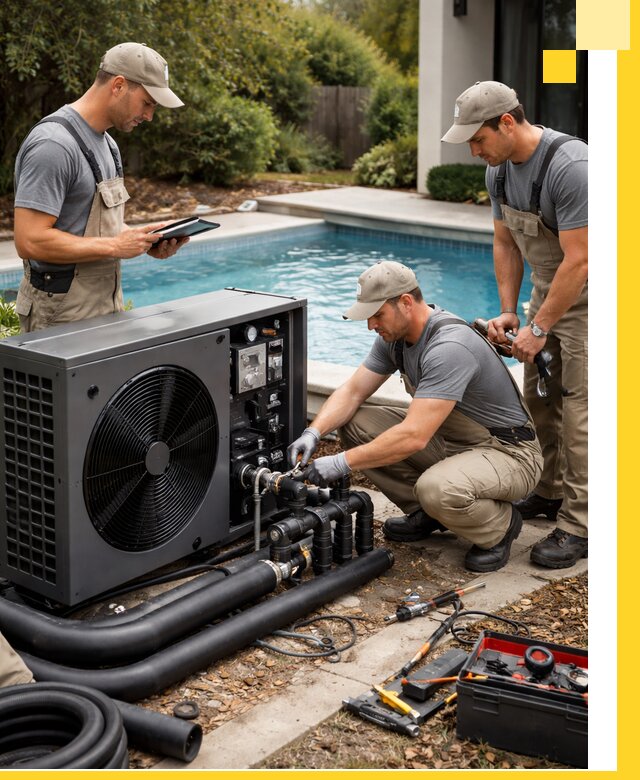 Проектирование и установка тепловых насосов для бассейнов в Ухте