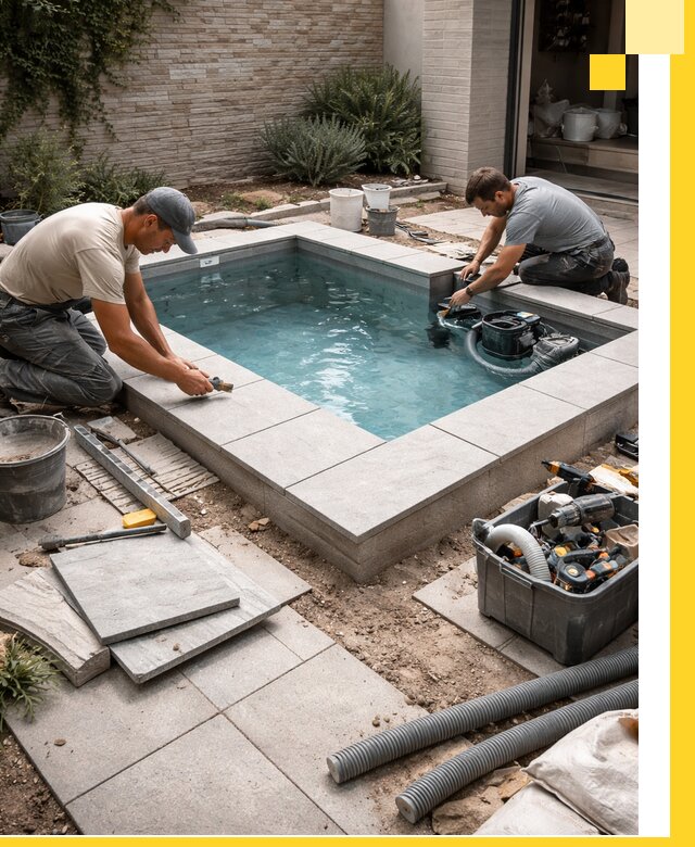 Мини бассейны под ключ в Ухте, дизайн и установка