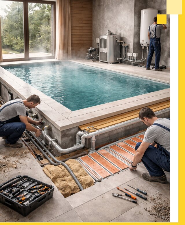 Проектирование и строительство тёплых бассейнов в Ухте