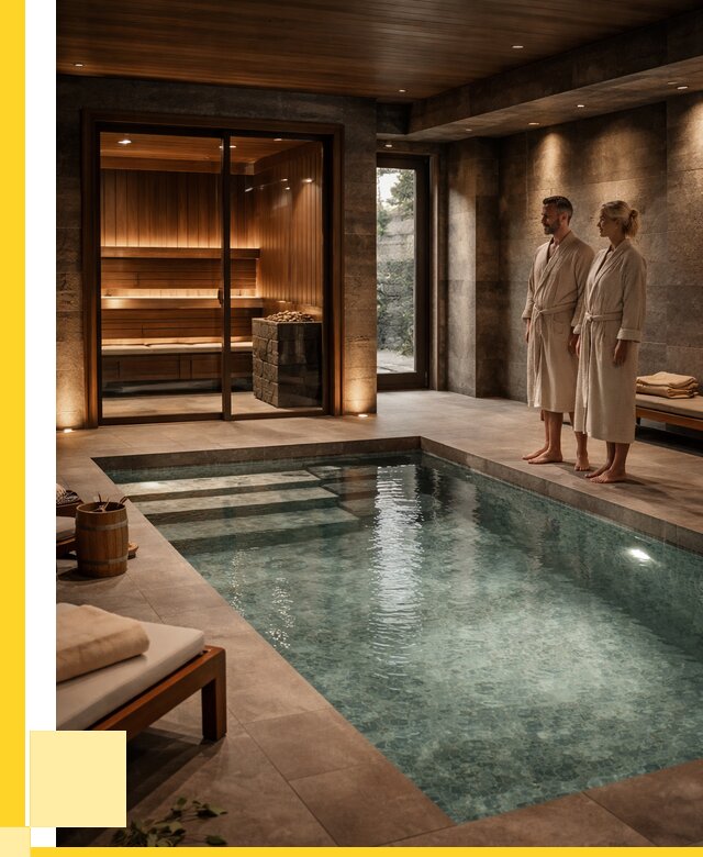 Сауна с большим бассейном в Ухте от 1215000 р. ЭриданХта