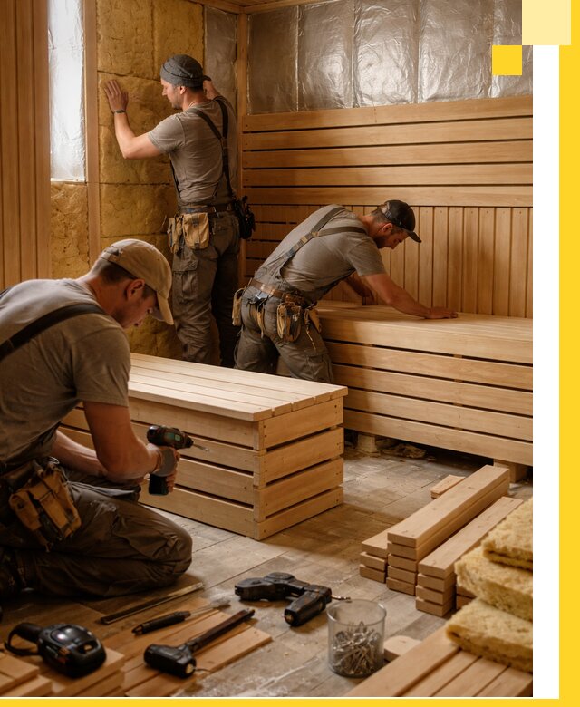 Профессиональное строительство саун под ключ в Ухте