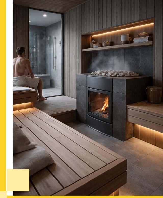 Проект сауны в частном доме в Ухте от 35438 р. | ЭриданХта
