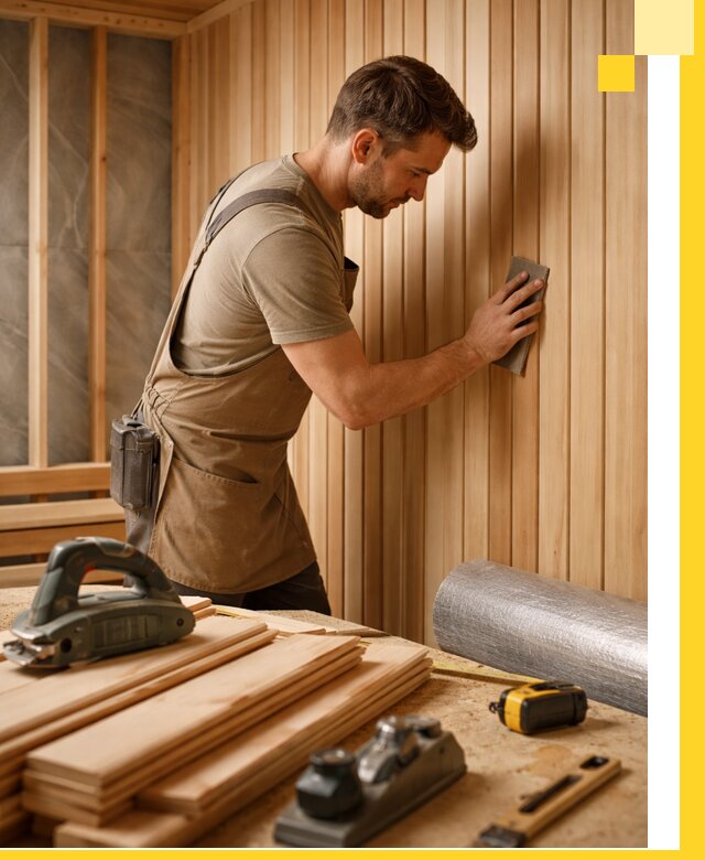 Профессиональная отделка саун и парных под ключ в Ухте