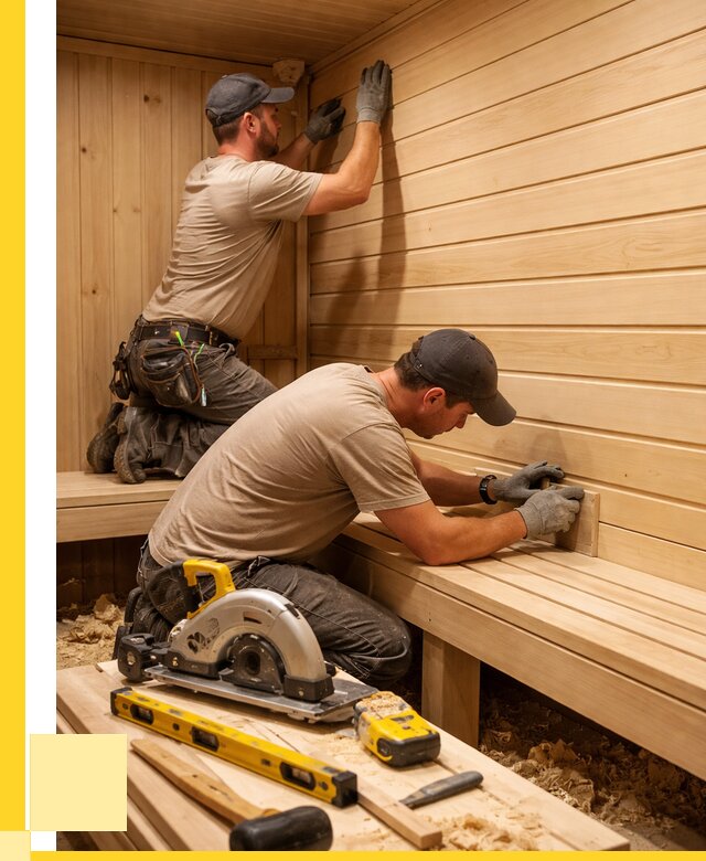 Обшивка саун вагонкой в Ухте от 2531 р. | ЭриданХта