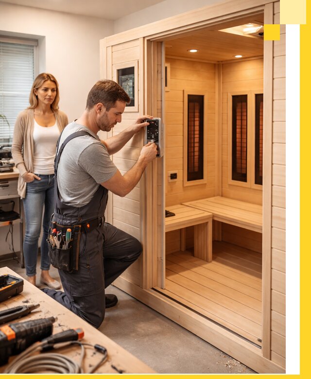 Инфракрасные сауны под ключ в Ухте продажа и установка