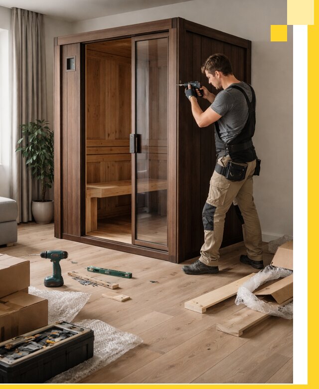 Установка и производство мини саун под ключ в Ухте